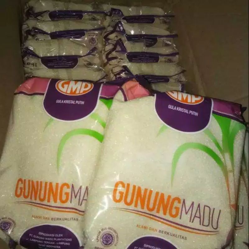 Jual Gmp Gunung Madu Gula Pasir Kristal 1kg Shopee Indonesia 4710