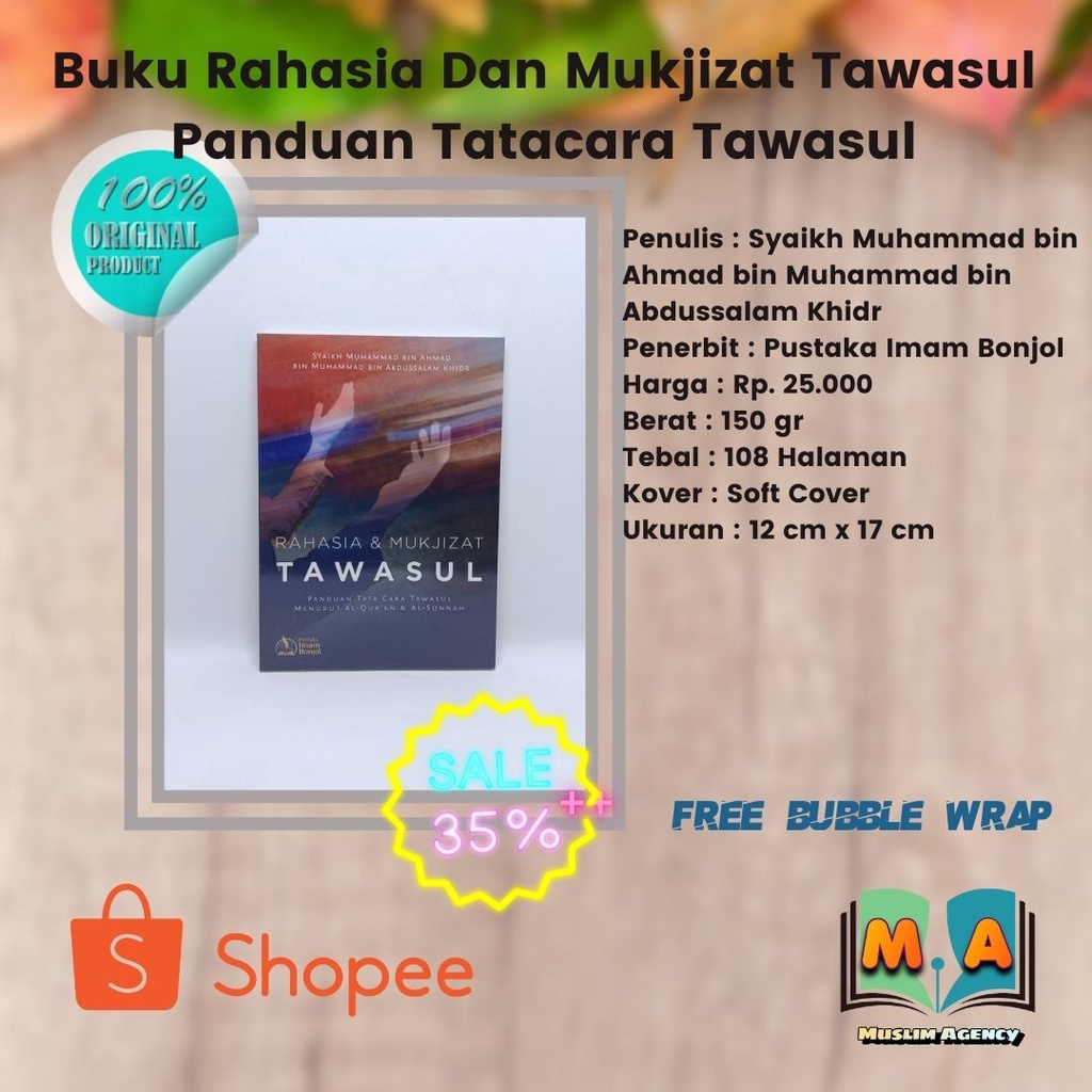 Jual Promo Buku Rahasia Dan Mukjizat Tawasul Panduan Tatacara Tawasul ...