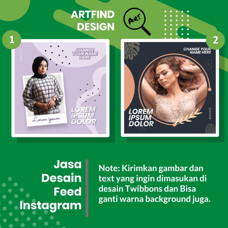Jasa Pembuatan twibbon instagram ig Kekinian keren part 1