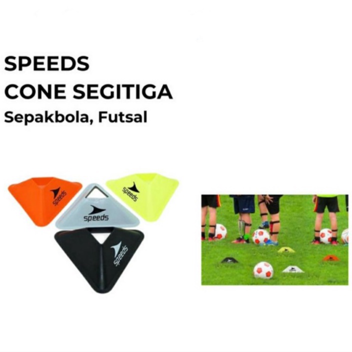 Jual SPEEDS Cone Segitiga Triangle 005-05 Kerucut Alat Bantu Latihan ...