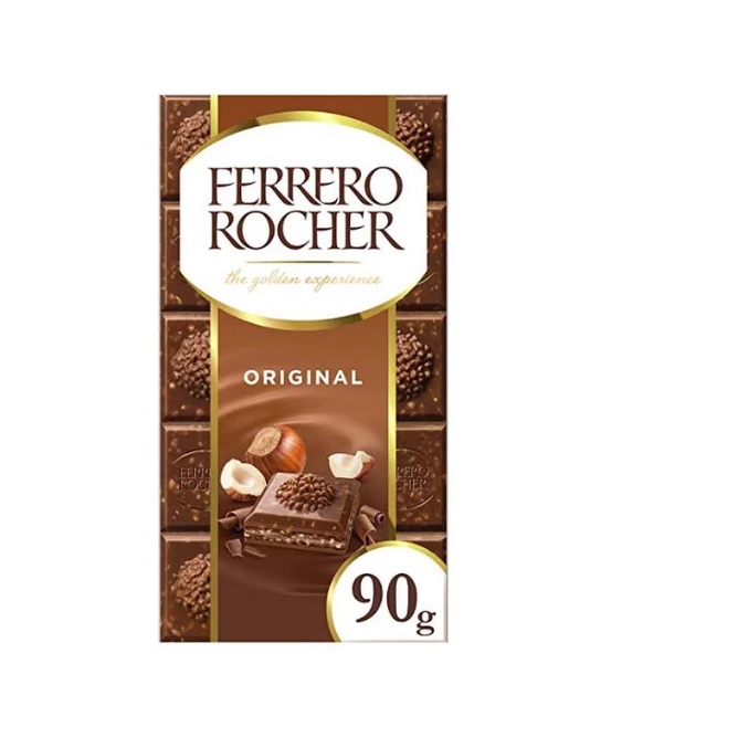 Jual Coklat Ferrero Rocher Chocolate Bar Milk Hazelnut Original ...