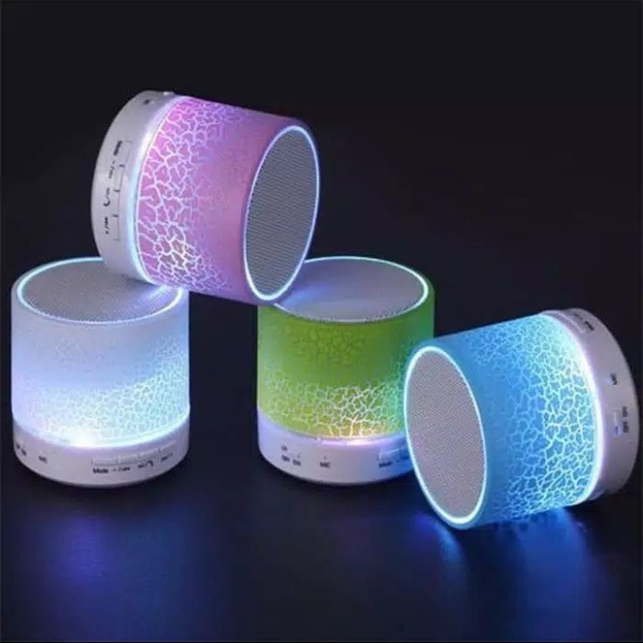 Jual Speaker Bluetooth Lampu Retak Music Portable Mini Support MMC USB ...