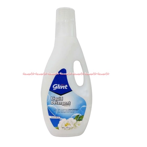 Jual Glint Liquid Detergent 1L Detergen Cair Wangi Aroma Bunga Putih Floral White Putih 1 ltr 1