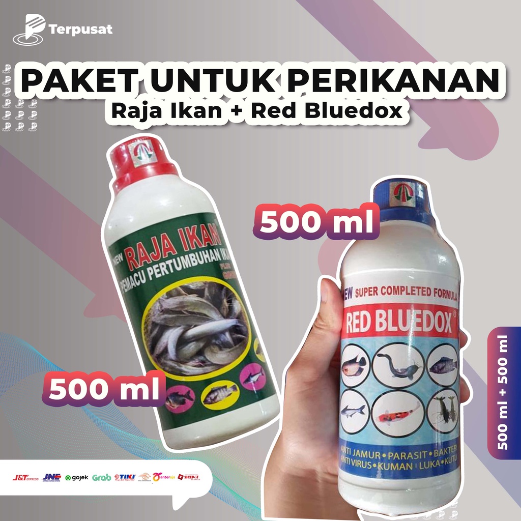 Jual Satu Paket Red Bluedox Ml Dan Raja Ikan Ml Obat Ikan Dan