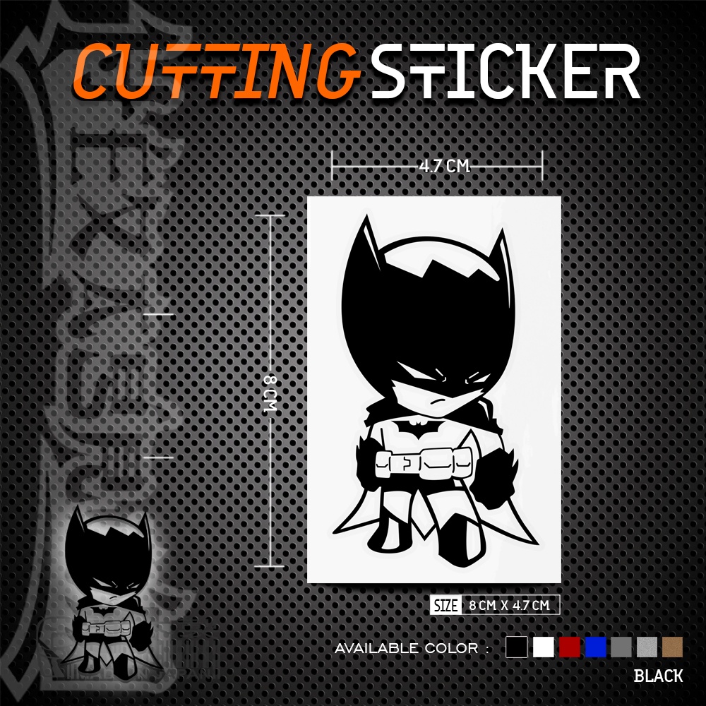 Jual Cutting Sticker Batman Chibi | Stiker Cutting Batman Chibi ...