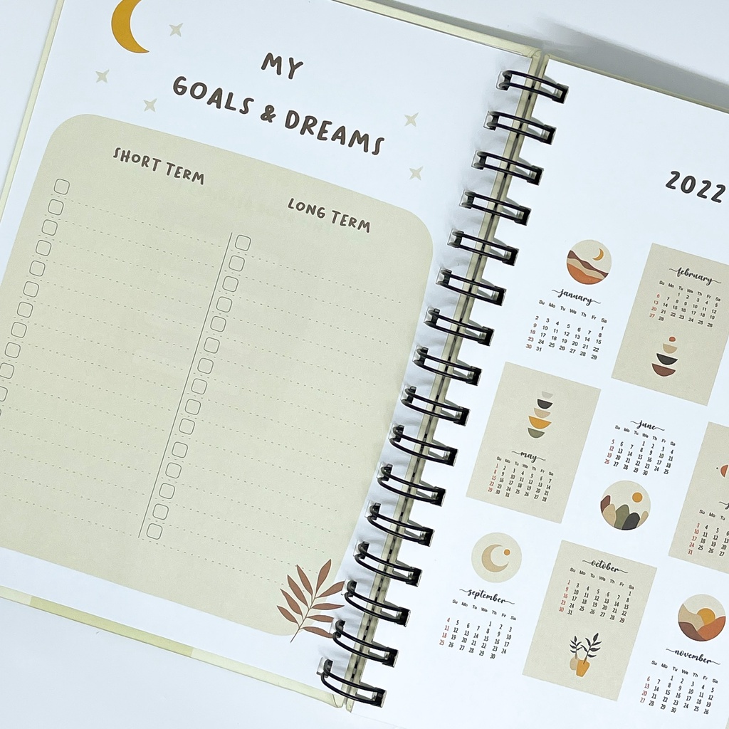 Jual Planner Custom Cover 2025 2026 / Agenda / Notebook / Journal