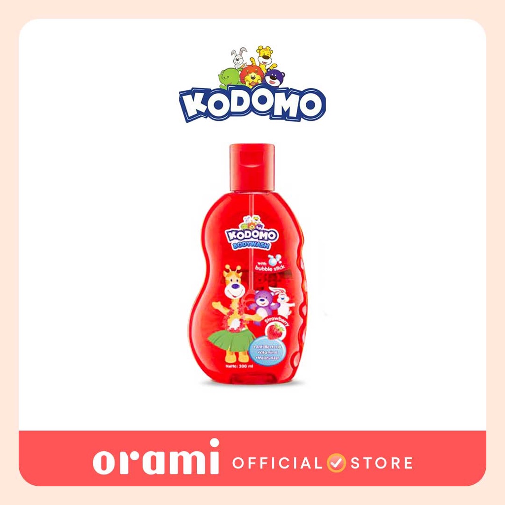 Jual Kodomo Shower Gel Strawberry Botol 200ml Shopee Indonesia