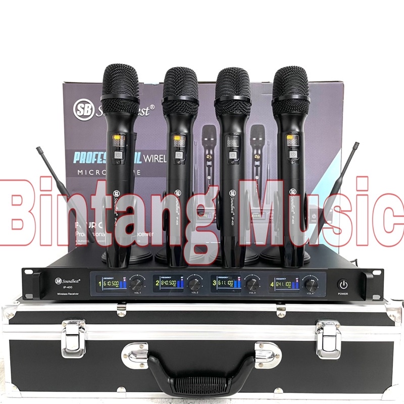 Jual Mic Wireless Soundbest IP400 Originql Ip 400 soundbest ip400 glx23 ...