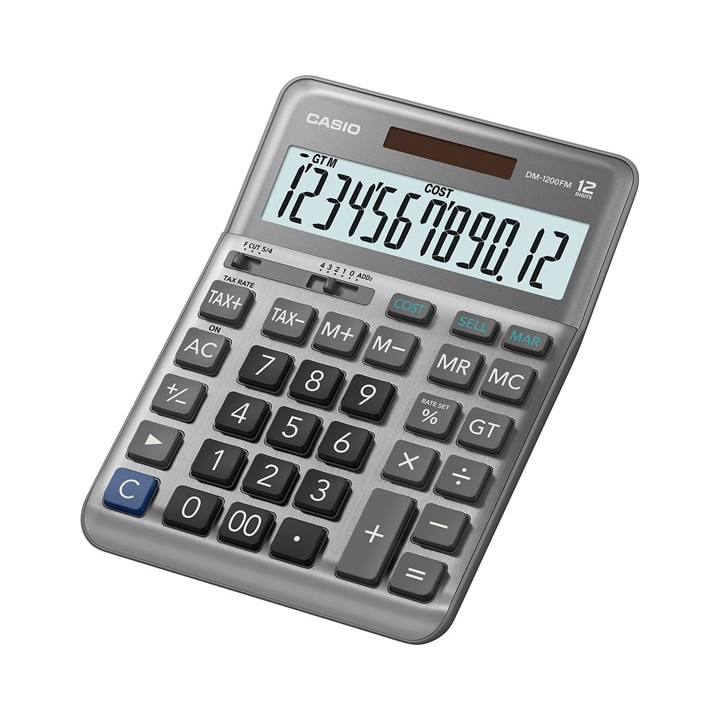 CASIO KALKULATOR DM-1200FM - Kalkulator Kantor - 12 digit (3)
