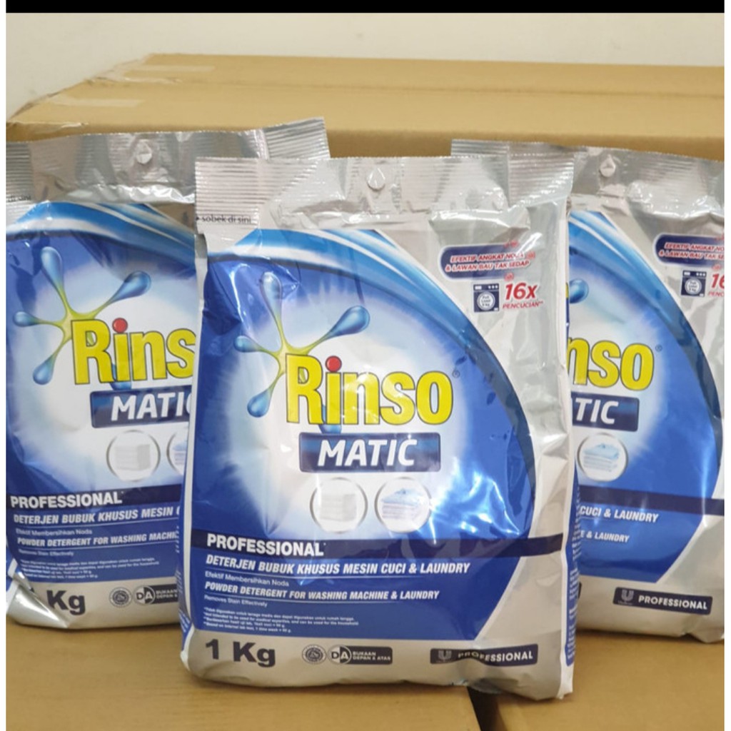 Jual Rinso Matic Deterjen Bubuk 1 Kg | Shopee Indonesia