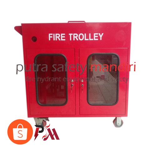 Jual FIRE TROLLEY SAFETY DIMENSI 90 X 100 X 60 CM TROLI PERLENGKAPAN ...