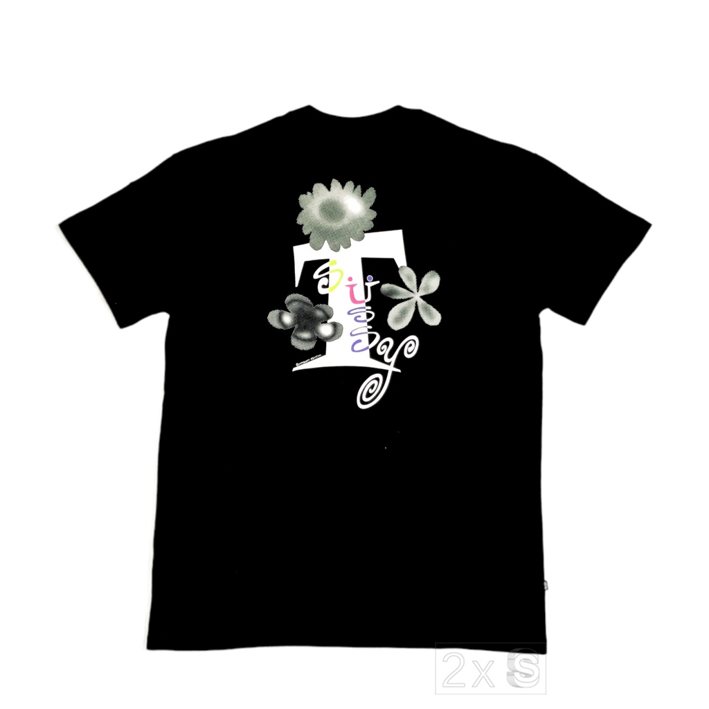 Jual Stussy Acid Flower SS Tee Black - Stussy Australian released ...