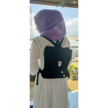Jual Tas Ransel Rajut Melenial polos | Shopee Indonesia