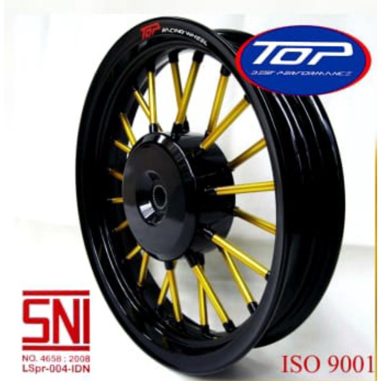 Jual VELG TOP RACING WHEEL ANDONG UK 215 250 RING 14 BEAT SCOOPY GENIO ...