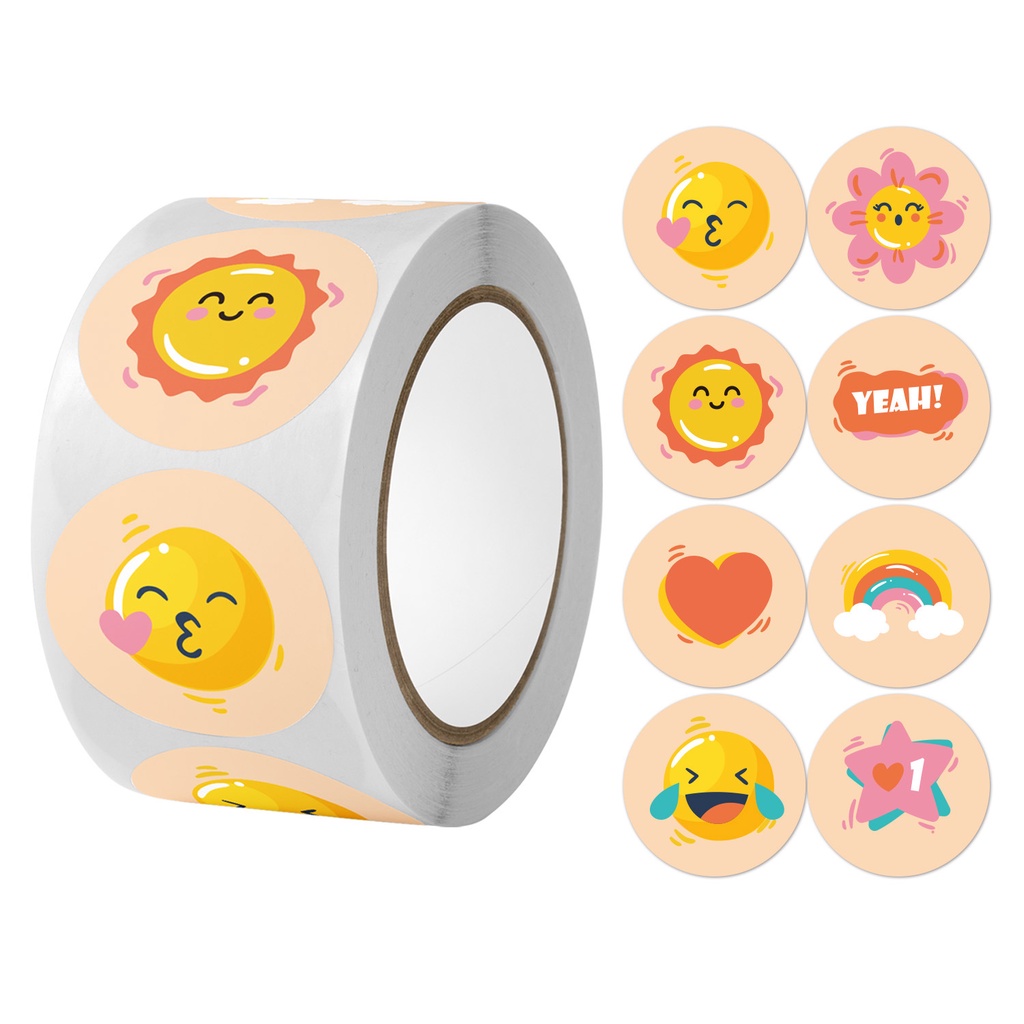 Jual Sticker reward anak / sticker birthday / sticker label 1 roll ...