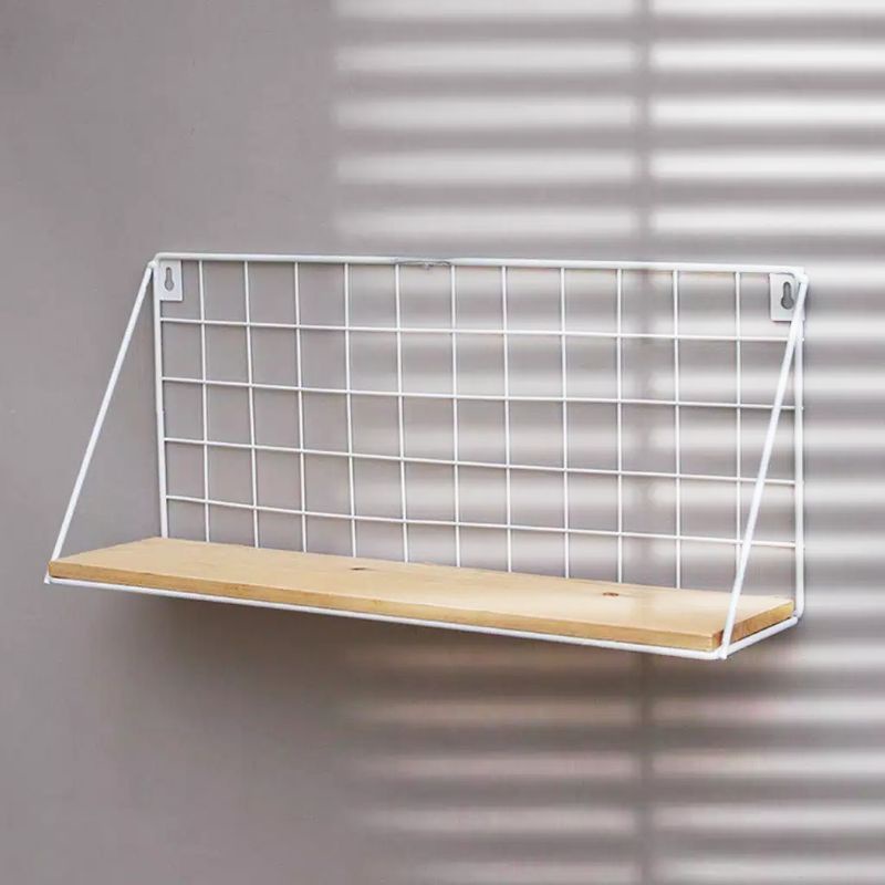 Jual RADIT HITAM 45 GRID WIRE MESH ( hiasan rak dinding tempel besi ...