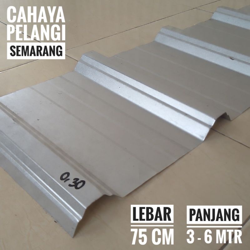 Jual Spandek Galvalum 0 30 0 30 0 3 0 3 Mm Atap Baja Ringan Trimdeck