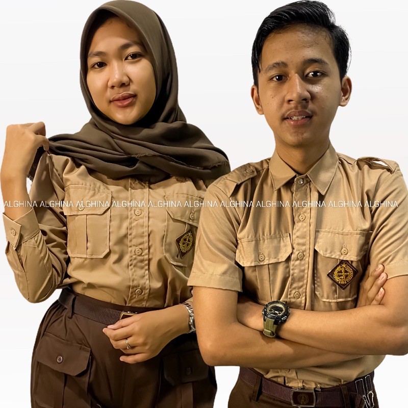 Jual ALGHINA - Seragam Pramuka Penggalang Lengan Panjang & Pendek (SD