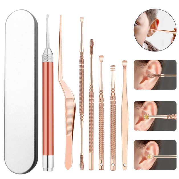 Jual Alat Sendok Kuret Korek Pinset Pembersih Kotoran Telinga Kuping ...