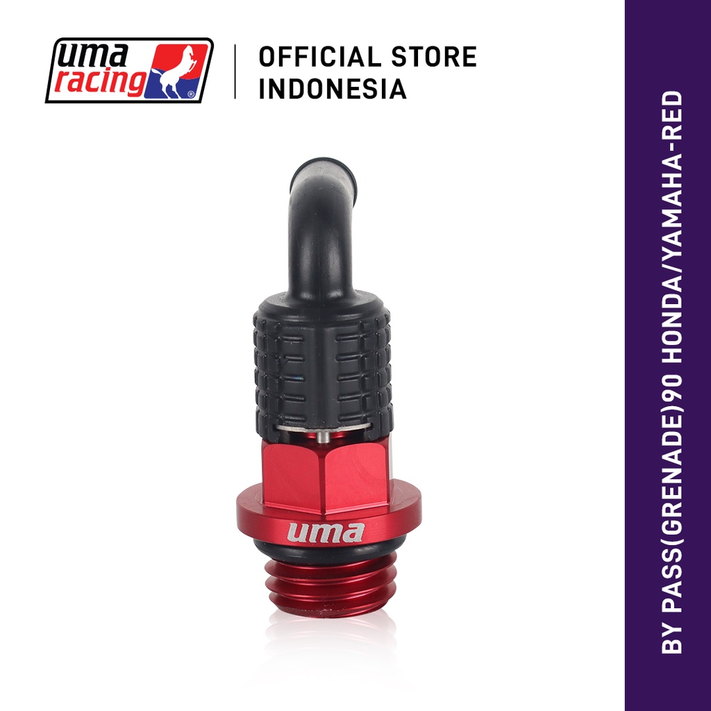 Jual Uma Racing - BY PASS (GREENADE) 90° - RED [ 02B0043R ] | Shopee ...