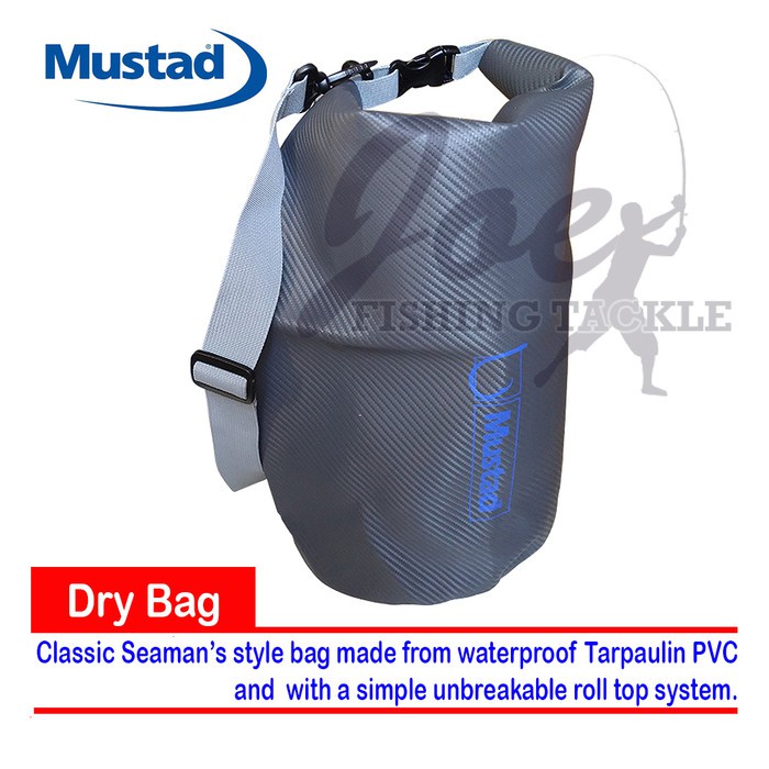 perlengkapan pancing - tas - tas pancing - pancing Mustad 20L Waterproof  Dry Bag - MB011 Anti Air