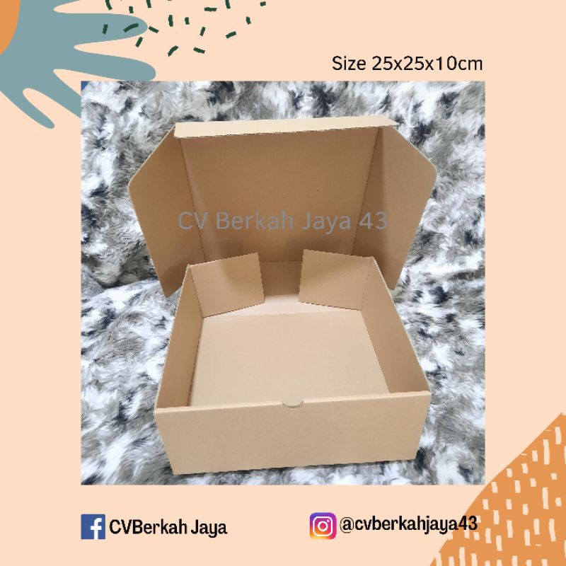 Jual box packaging size 25x25x10cm | Shopee Indonesia