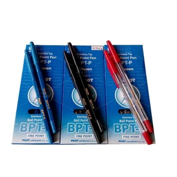 Jual Pulpen Pilot BPTP / Ballpoint / Pen BPT-P ( 12 Pcs ) | Shopee ...