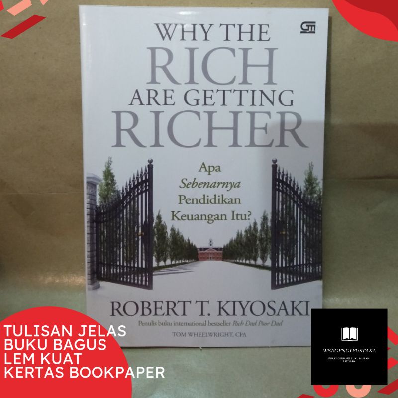 Jual Buku Why The Rich Are Getting Richer Robert Kiyosaki Termurah