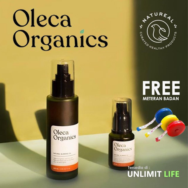 Jual OLECA ORGANICS 100ml & 30ml Natural Slimming Oil Minyak Pijat ...