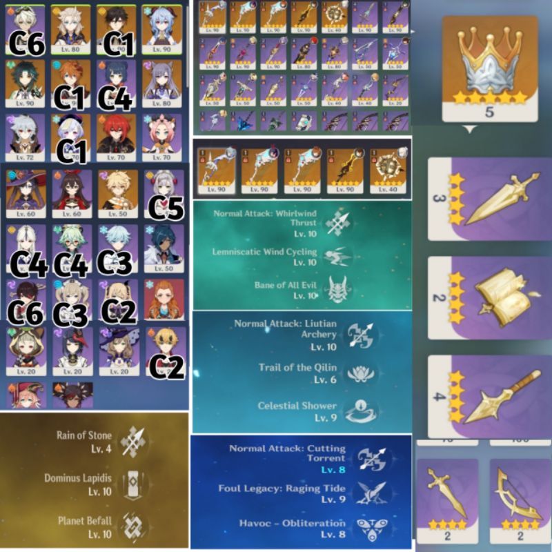 Jual akun genshin impact end game Shopee Indonesia