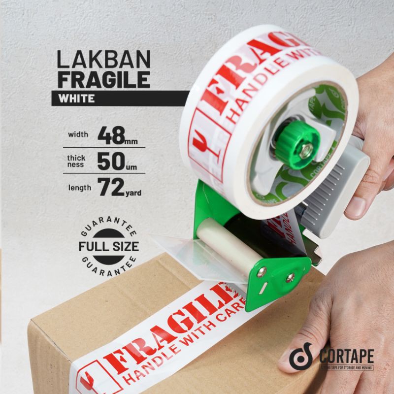 Jual LAKBAN FRAGILE MERAH - HANDLE WITH CARE untuk PACKING DAN ...