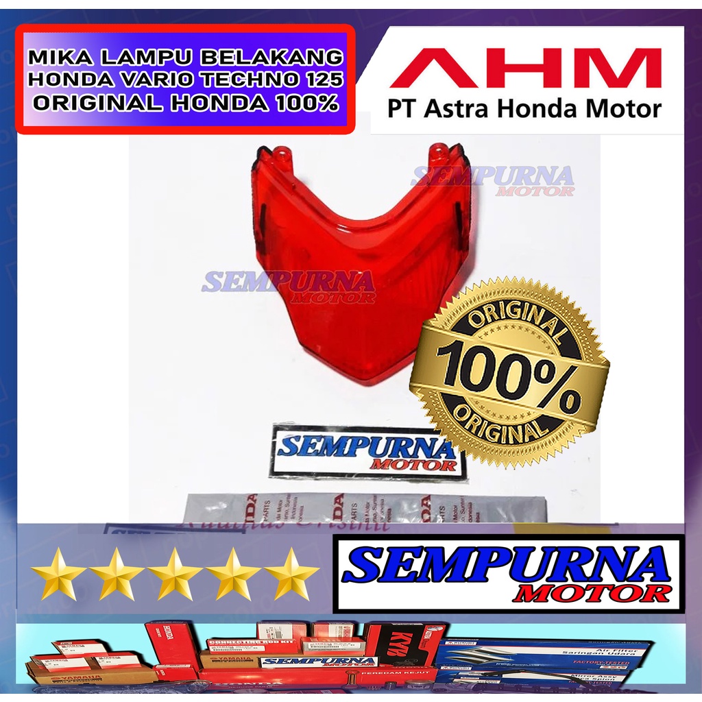 Jual 33701-KZR-601 Kaca Mika Stop Lampu Belakang Vario Techno 125 2013