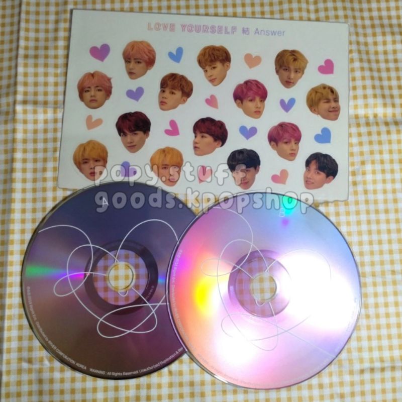 Jual Sharing album bts answer s | Stiker album bts answer | DVD album ...