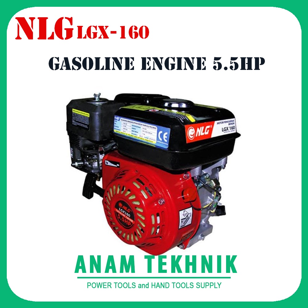 Jual Mesin penggerak / Engine LGX 160 MERK NLG 5.5hp LGX-160 | Shopee ...