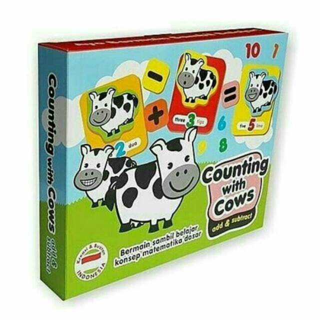 Jual Puzzle Berhitung dengan Sapi | Shopee Indonesia