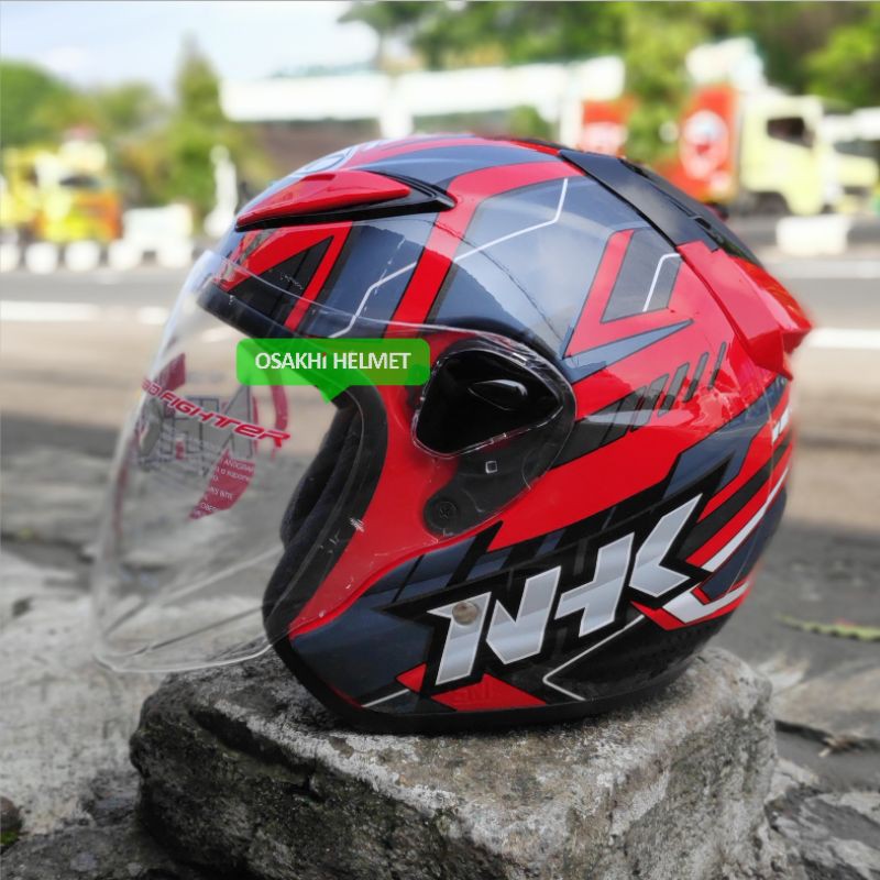 Jual NHK R6 Patrol Red Silver Glossy Menarik Motif Professional Racing ...