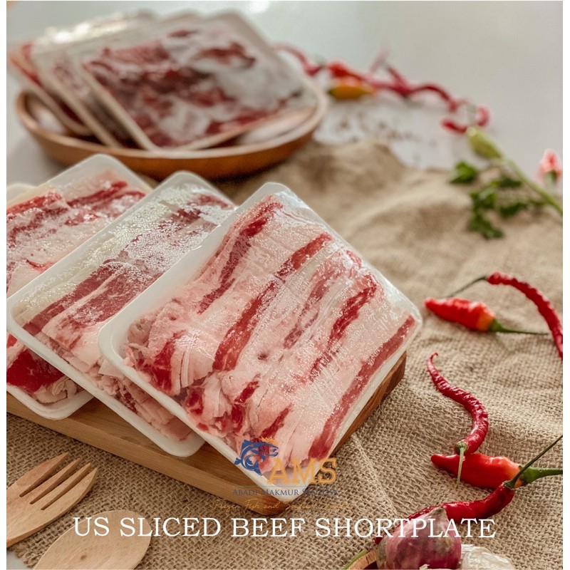 Jual Shortplate Sliced Beef Daging Sapi Slice Lemak Halal Shopee