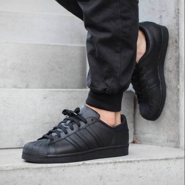 Adidas superstar full outlet black kaskus