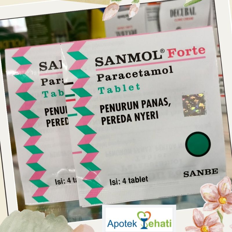 Jual Sanmol Forte Paracetamol Tablet Per Strip Shopee Indonesia