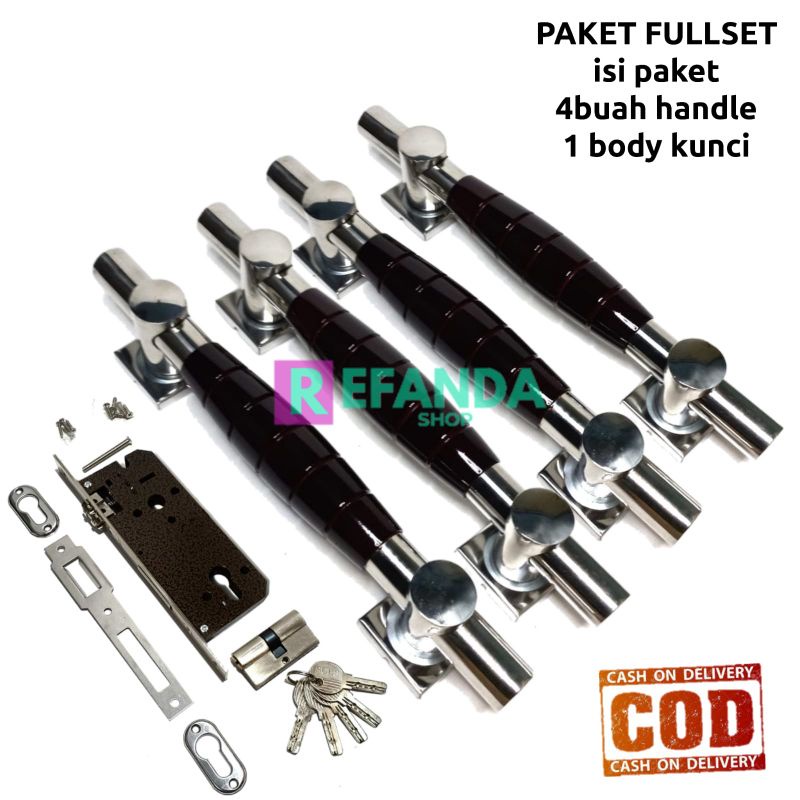 Jual 4biji\2set gagang tarikan pegangan handle pintu rumah minimalis ...