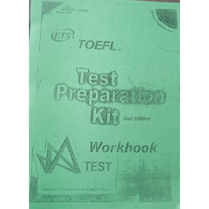 Jual TOEFL Preparation Kit Workbook Test plus CD | Shopee Indonesia Jual TOEFL Preparation Kit Workbook Test plus CD | Shopee Indonesia