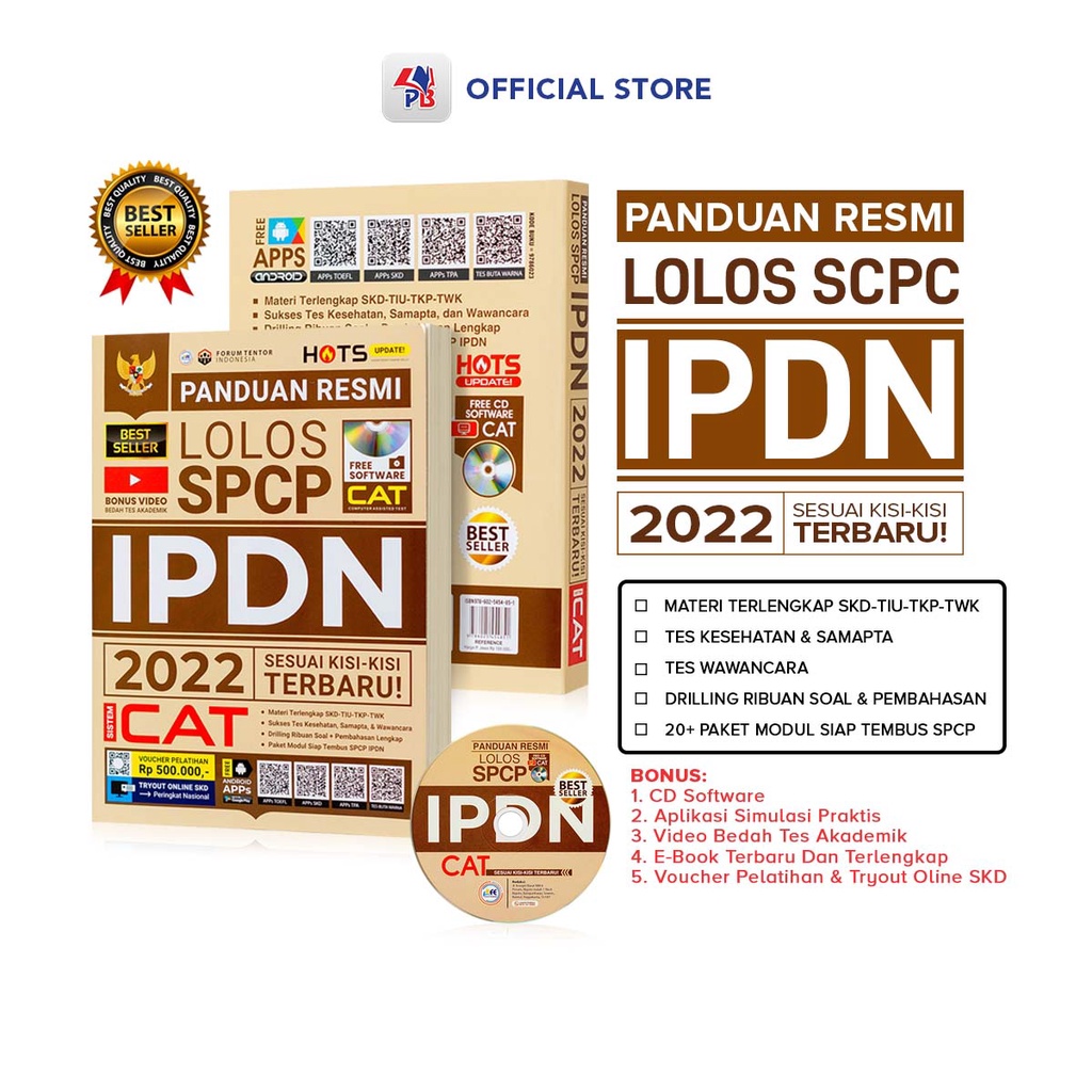 Jual Buku IPDN 2023 2024 FE Panduan Resmi Lolos SPCP Kisi Kisi Terbaru ...