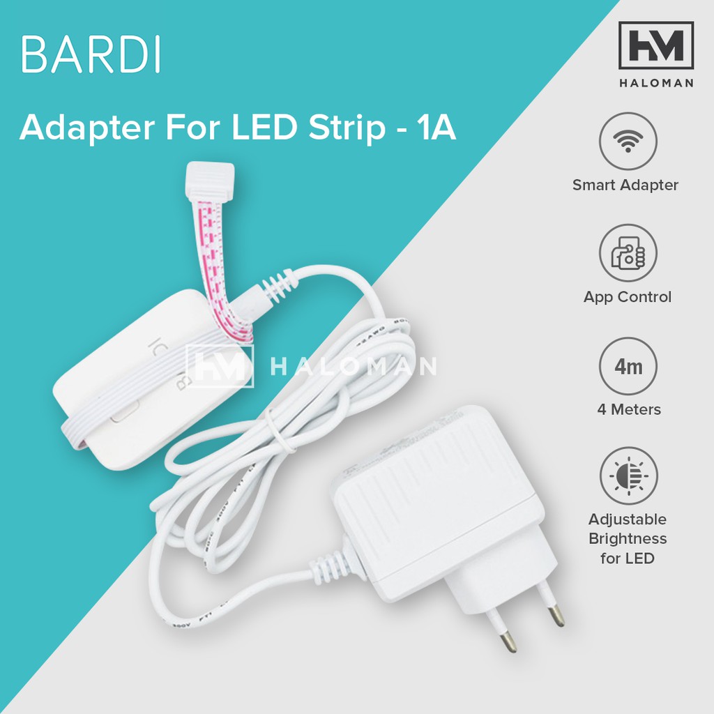 Jual BARDI Smart Adaptor for LED Strip Lampu 4m Wifi Wireless Home ...