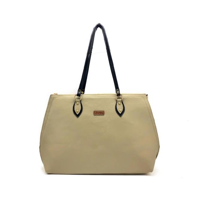 Jual Tas Tote bag Besar Muat laptop Simple Trendy CEVIRO JEJE Tote Bag