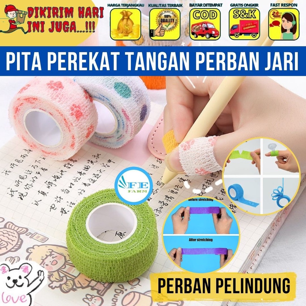 Jual Motif Perban Elastis Perban Kohesive Cohesive Bandage Size Cm X M Fefarm Shopee