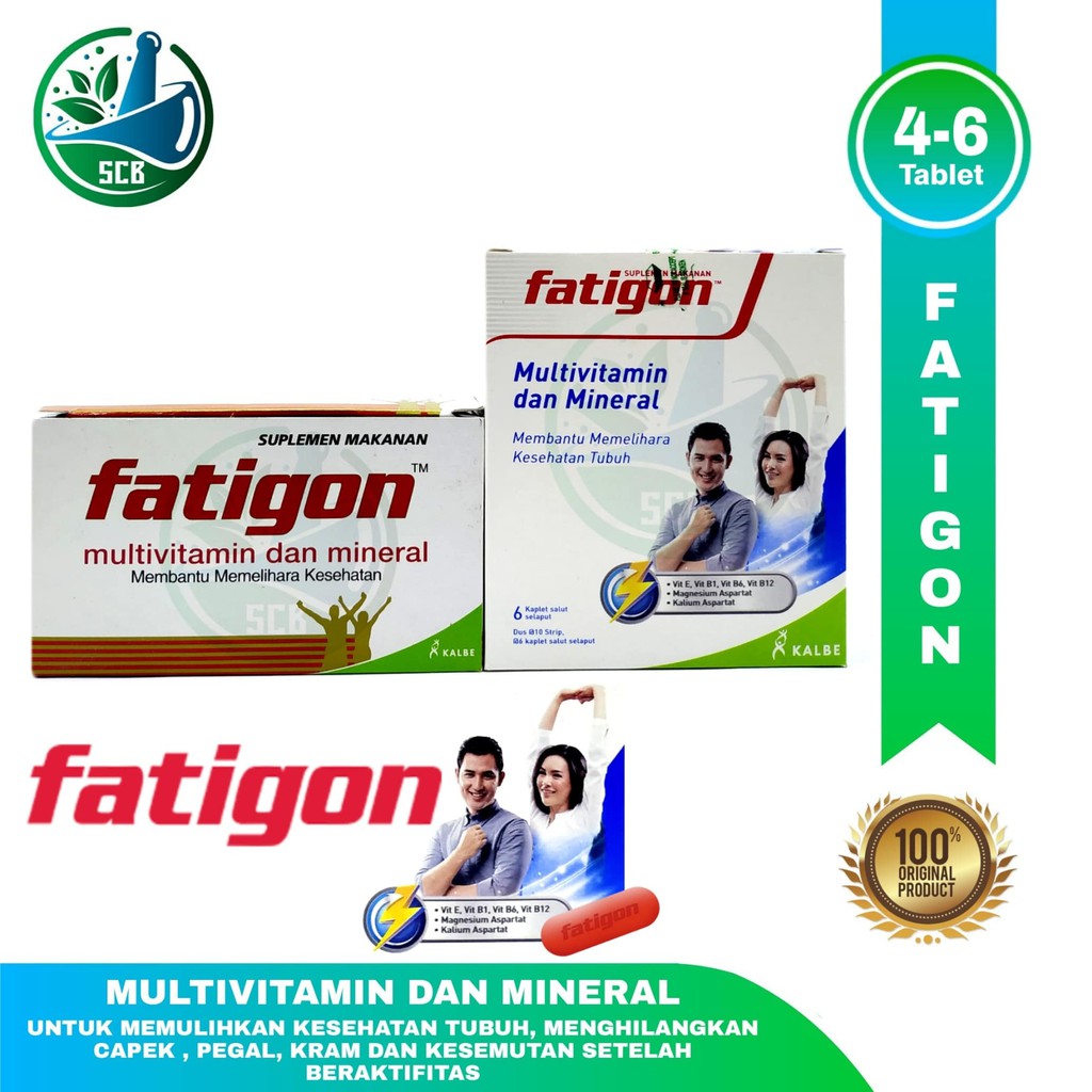 Jual Fatigon Strip (Putih) / Fatigon Multivitamin Dan Mineral | Shopee ...