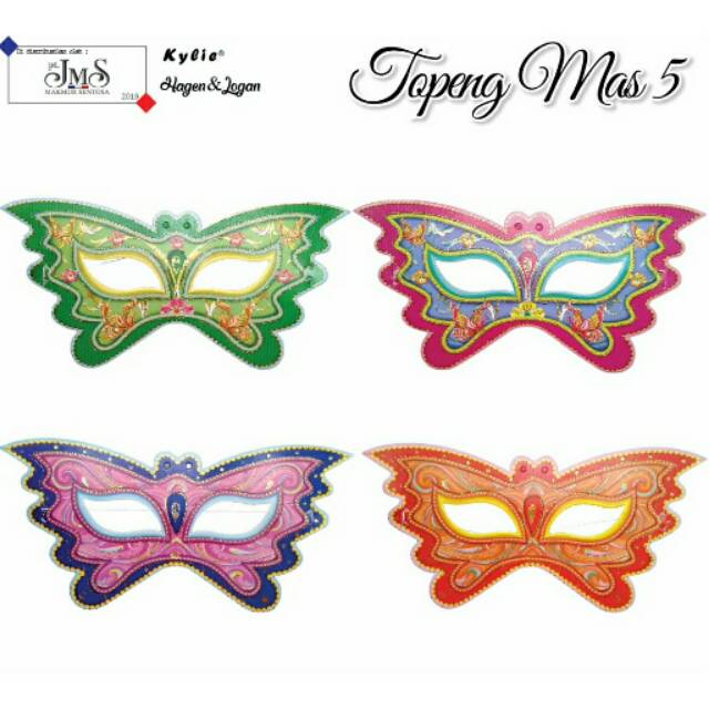 Jual Topeng Mas 5 / Topeng Pesta (1 Pak isi 10pcs) | Shopee Indonesia