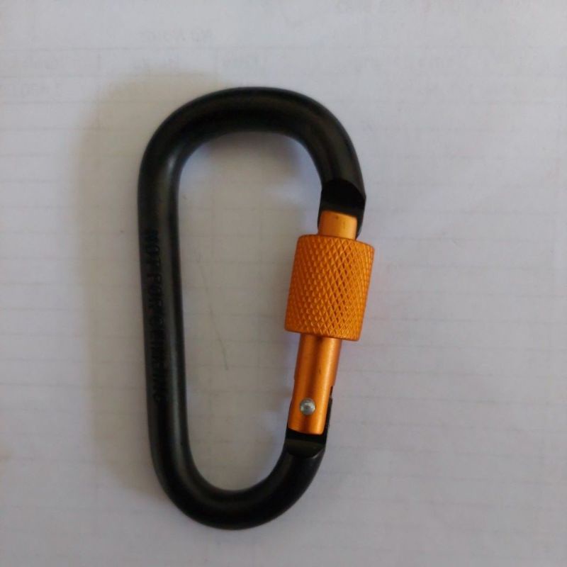 Jual Carabiner Gantungan 8D not for climbing Carabiner Quickdraw Screw