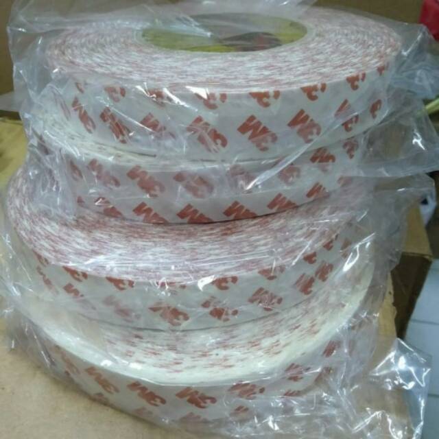 Jual Dabel tape 3M 9007 size 24mm×50 meter | Shopee Indonesia