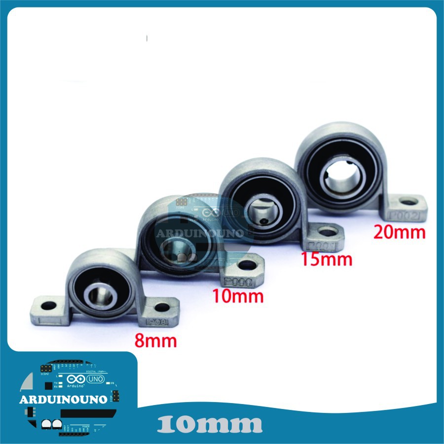 Jual Pillow Block Bore KP10 10mm Zinc Alloy Metal Ball Bearing shaft KP ...